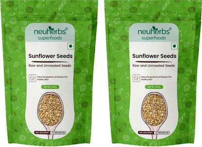 Neuherbs Raw Sunflower Seeds for Eating, Rich in Protein and Fiber Sunflower Seeds