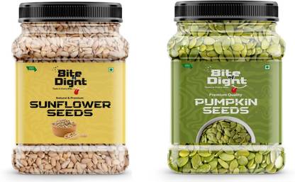 biteofdight Premium combo pumpkin &sunflower seeds | energy boost | 250GM/ 2 pack Pumpkin Seeds