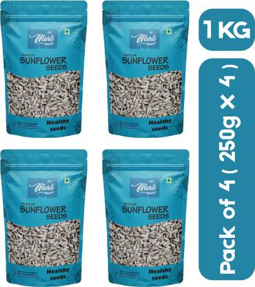 SHREE MURLI Raw Sunflower Seeds 1kg Sunflower Seeds