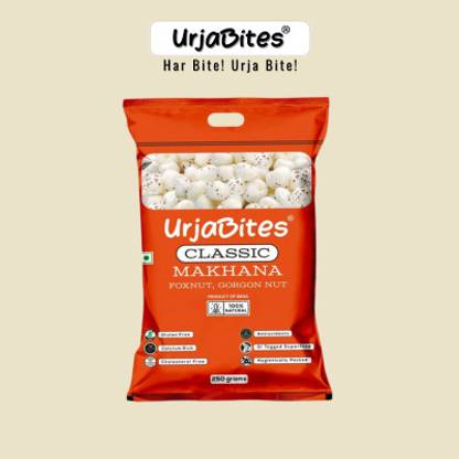 UrjaBites Classic Makhana Foxnuts 250gms Lotus Seeds(Makhana)