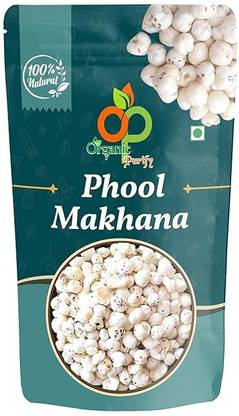 Organic Purify PHOOL MAKHANA | FOX NUT | LOTUS SEEDS POP | GORGON NUT PUFFED KERNELS Phool Makhana