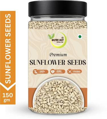 Nutri Hut Nutri Hut Sunflower Seeds Source of Vitamin E, Protect Cells Damage Pack of 150g Sunflower Seeds