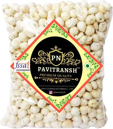 pavitransh Foxnuts | Phool Makhana| Lotus Seeds | Plain Lotus Seeds | Plain Fox Nut Phool Makhana