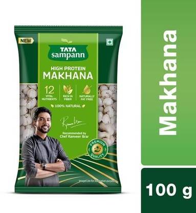 Tata Sampann High Protein Makhana, Recommended by Chef Ranveer Brar Lotus Seeds(Makhana)