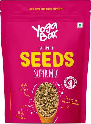 Yogabar 7-in-1 mix Seeds - Raw Seeds for Eating| High in Vitamin, Fibre & Protein Mixed Seeds