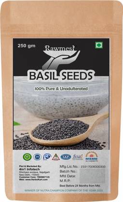 Rawmest BASIL SEEDS – Pure, Powerful & Nutritious Basil Seeds