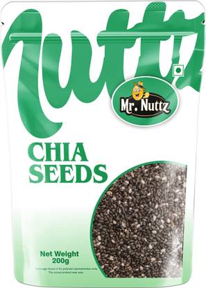 Mr.Nuttz Raw Chia Seeds for Weight Loss with 3 , Calcium and Fiber Rich Seeds Chia Seeds