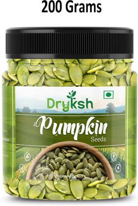 Dryksh Pumpkin Seeds 200g | Loaded with Fiber and Protein Rich Superfood for Eating Pumpkin Seeds