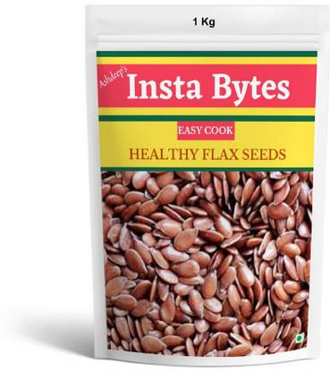 Insta Bytes Healthy Flax Seeds for Hair Growth|Seed for Eating , Weight Loss |Alsi Seeds Brown Flax Seeds