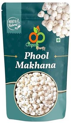 Organic Purify PHOOL MAKHANA | FOX NUT | LOTUS SEEDS POP | GORGON NUT PUFFED KERNELS Phool Makhana