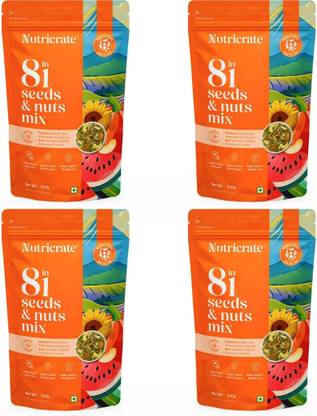 Nutricrate 8 in 1 Roasted Super Mix Mixed Seeds for eating,protein rich,Healthy Diet Snack Mixed Seeds