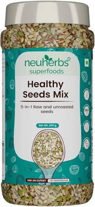 Neuherbs Healthy seeds mix for weight management, improved digestion, Muscle building, healthy heart with Omega & protein support Mixed Seeds