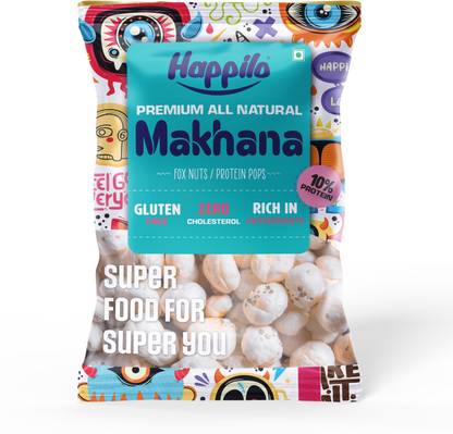 Happilo Premium All Natural Fox Nuts (Phool) Lotus Seeds(Makhana)