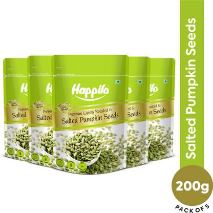 Happilo Premium Lightly Salted & Roasted Pumpkin Seeds for Healthy Diet, Rich In Fiber Pumpkin Seeds