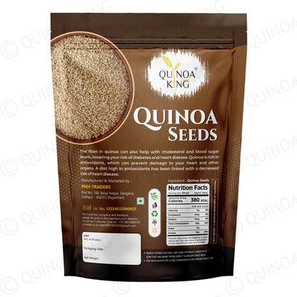 QUINOA KING Quinoa Seeds: Nutrient Rich Superfood for Health and Delicious Meals, Quinoa