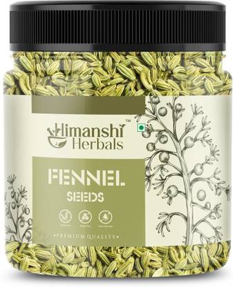 HIMANSHI Herbals Whole Natural Fennel Seeds Saunf Indian Traditional Masale- 1000g Saunf Small