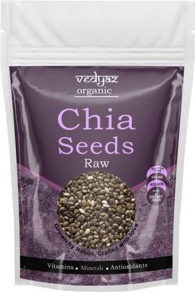 Vedyaz Organic Chia Seeds Raw for Eating and weight loss - 1kg Chia Seeds