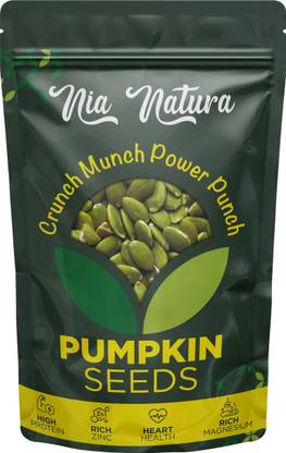 Nia Natura Raw Pumpkin Seeds | Rich in Protein, Fibre & Magnesium | Pumpkin Seeds