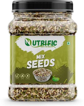 Nutrific Mix Seeds | 5 in 1 Seed Mix | Rich in Protein & Fibre | Healthy Snack | Mixed Seeds