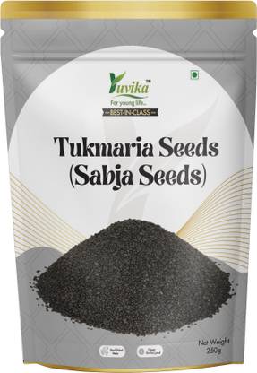 yuvika Tukmaria Seeds - Sabja Seeds - Ocimum Basilicum - Basil Seeds