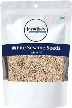 Farmnuts Till Sesame Seed good source of thiamine, niacin, and vitamin B6 Pure & Natural. Sesame Seeds