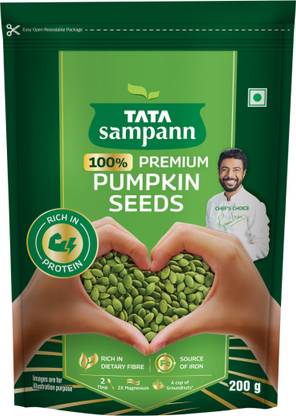 Tata Sampann Premium, Handpicked, Resealable Pack Pumpkin Seeds