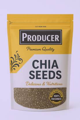 PRODUCER Premium Raw Chia Seeds | High in Omega-3, Fiber & Protein | 100g | G342 Chia Seeds