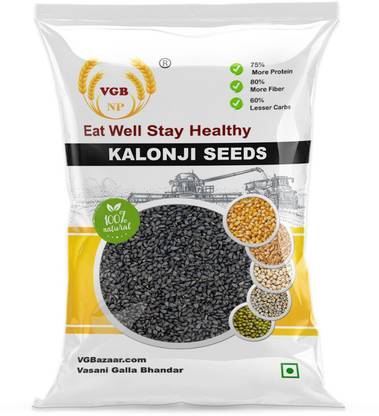 VGBNP Natural Kalonji Seeds ( karail Seeds ) Black Cumin Seeds Black Cumin Seeds