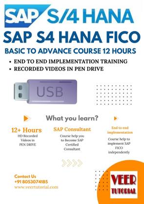 veertutorial SAP S4 HANA FICO BASIC TO ADVANCE VIDEO COURSE