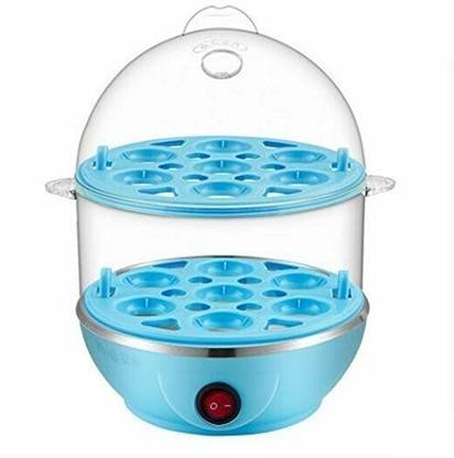 SEAVOKES Double Layer Egg Boiler Electric Automatic Off 14 Egg Poacher for Steaming, Cooking, Boiling and Frying, Multicolour Double Layer Egg Boiler Electric Automatic Off 14 Egg Poacher for Steaming, Cooking, Boiling and Frying, Multicolour Egg Cooker
