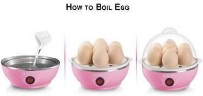 YELELO YELELO Egg Cooker 7 Egg Electric Poacher Boiling & Steaming Machine Egg Cooker