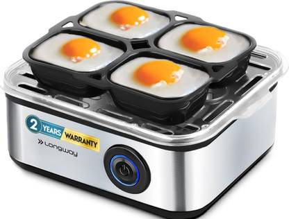 Longway Stainless Steel Egg Boiler for Steaming Cooking & Boiling EB04 Egg Cooker