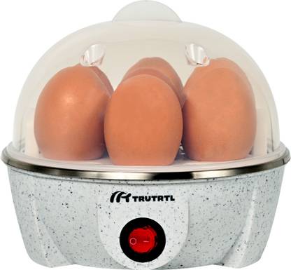 truTRTL Smart 7-Egg Boiler Marble Marble Finish Egg Cooker