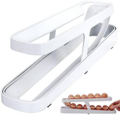 ZAEGO Automatic Rolling 2-Layer Eggs Dispenser Space-Saving Egg Grilling Machine