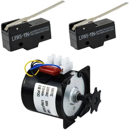 HatchPro 28 watt egg turning motor and 2 limit switch for automatic turning system for Egg Incubator
