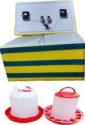 HUMBE&CO EPS Th Body 100 chicken capacity 1 drinker 1 feeder two holders Egg Incubator