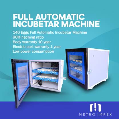 HmH Full-Automatic 140 capacity Egg Incubator