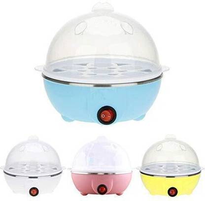 ORJILO Automatic Off 7 Egg Poacher for Steaming, Cooking, Boiling and Frying Egg Boiler Electric Egg Cooker