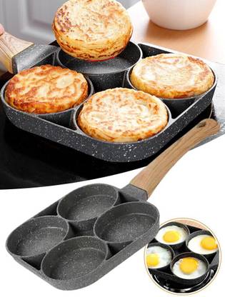 DEVKUVAR EGG FRYING PAN Aluminium Egg Separator
