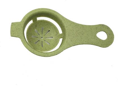 Leeonz Egg Yolk Separator, Egg Separator Egg Yolk White Separator, Egg Filter (Green) Plastic Egg Separator