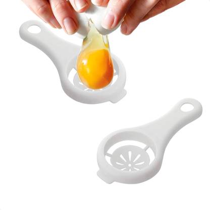 mapperz Re-usable Egg Separator Egg Yolk Separator Egg White Filter Plastic Egg Separator