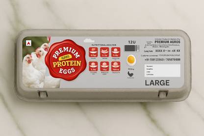 PREMIUM AGRROS Hen White Eggs
