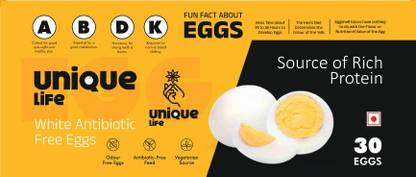 Unique Life Hen White Eggs