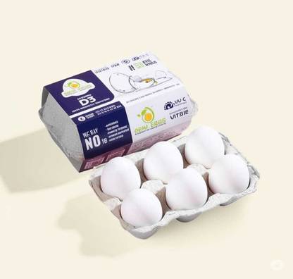 Abhi Eggs Vitamin D3 Hen White Eggs