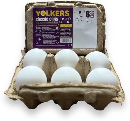 Yolkers Hen White Eggs