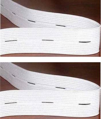HBS Knitted White Elastic