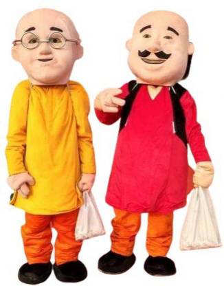 BGT Motu and Patlu Full Costume For Prank or Birthday Elders Halloween Costume