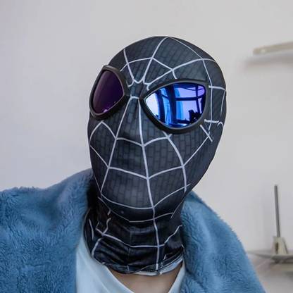 LQZ Mask 3D Black Masks Boy Party Mask for Kids Adult Carnival Dress Up Cosplay Mask Elders Halloween Costume