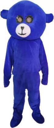 COSTUMEKING Blue Smart teddy bear costume (XL) high quality Elders Halloween Costume