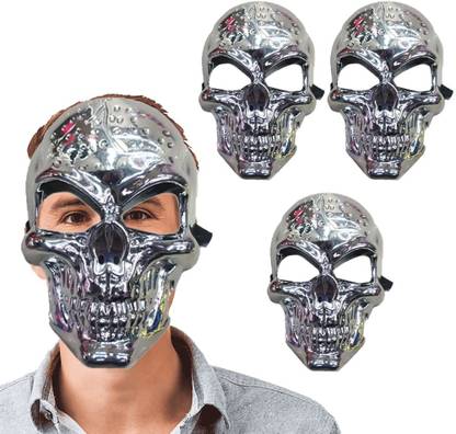 PopTheParty Anonymos Mask Skull Mask Halloween Masks for Costume Cosplay Party Mask Elders Halloween Costume